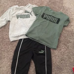 Toddler Boy 3 pc Puma Athletic Set